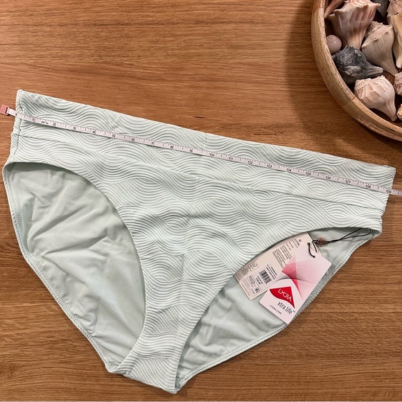 Calia wide banded, high leg swim bottoms in minty aura waves size XXL - Picture 2 of 9